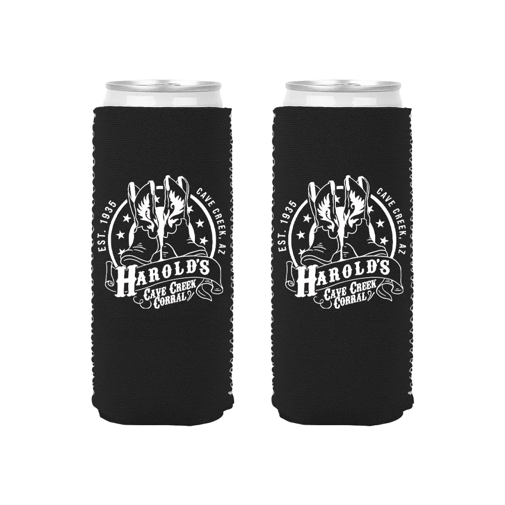 Black Harold's Corral Koozie