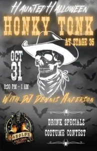 halloween honky tonk at Harold's Corral in cave creek