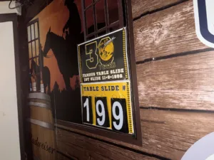 Steelers table slide counter for the win!