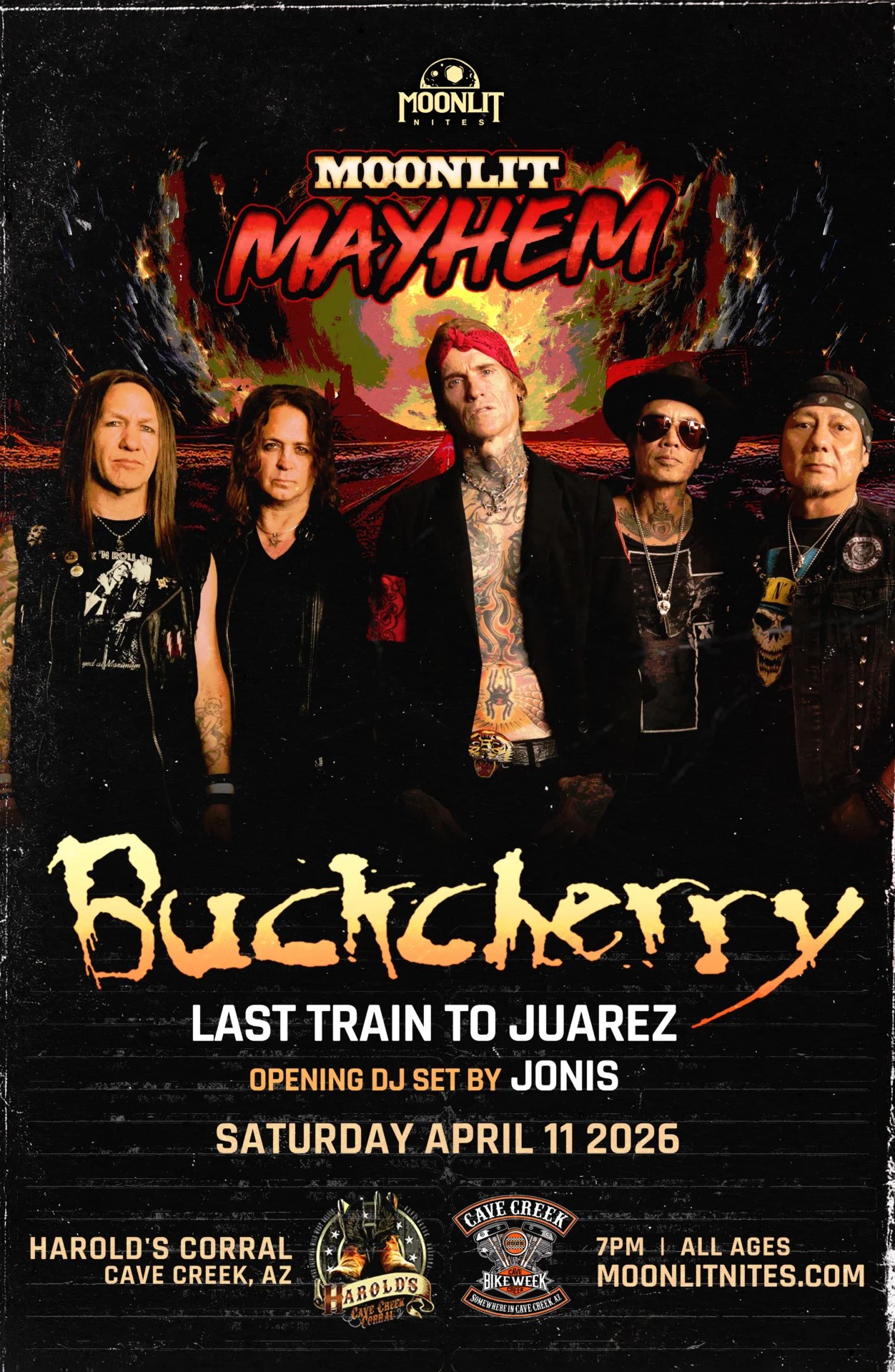 Buckcherry Live at Harold's Corral in Cave Creek