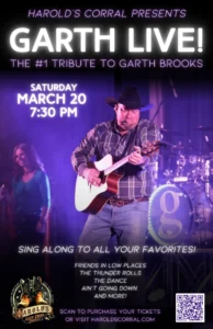 GARTH LIVE AT HAROLD'S CORRAL IN CAVE CREEK