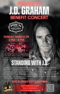 J.D. Graham benefit concert at harold's Corral