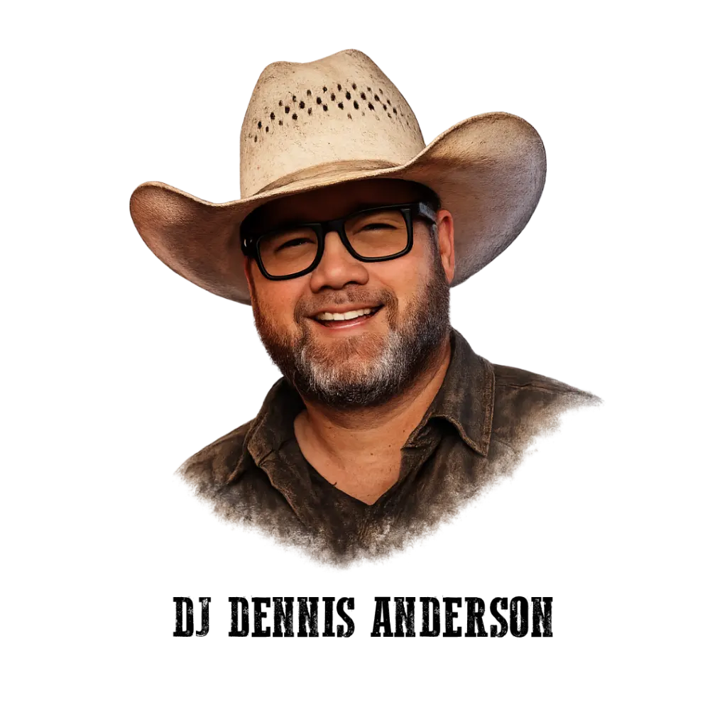 Dj dennis anderson at harold's corral for friday night dancing in cave creek