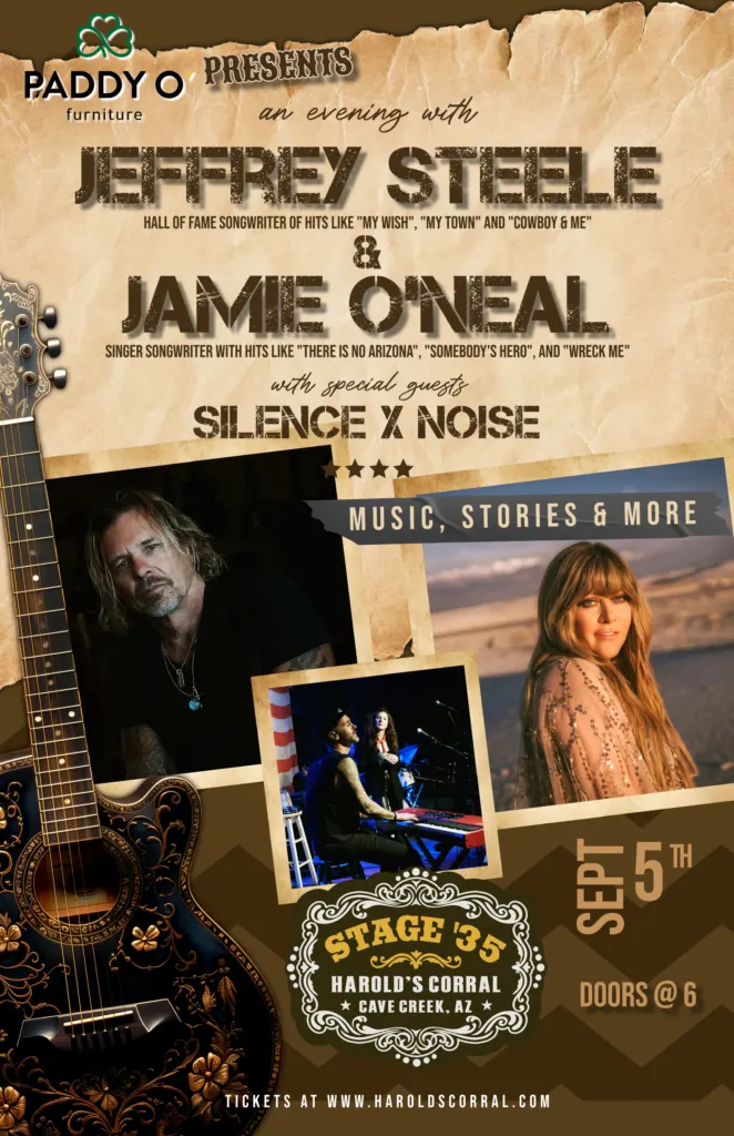 jeffrey Steele & Jaime O'neal live at Harold's Corral in cave creek