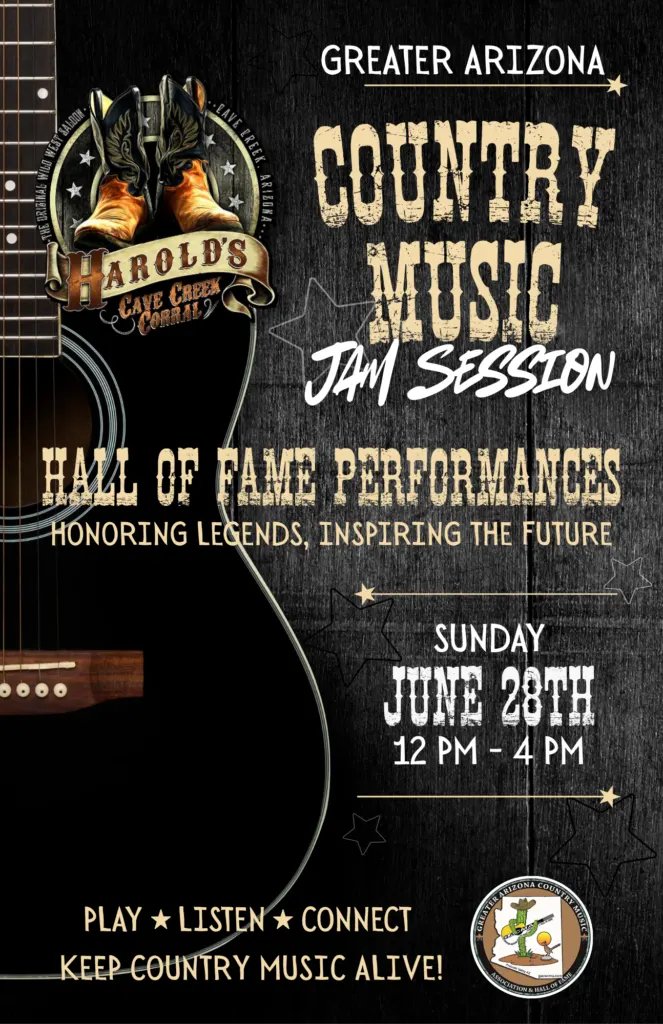 country music jam session at harold's corral in cave creek