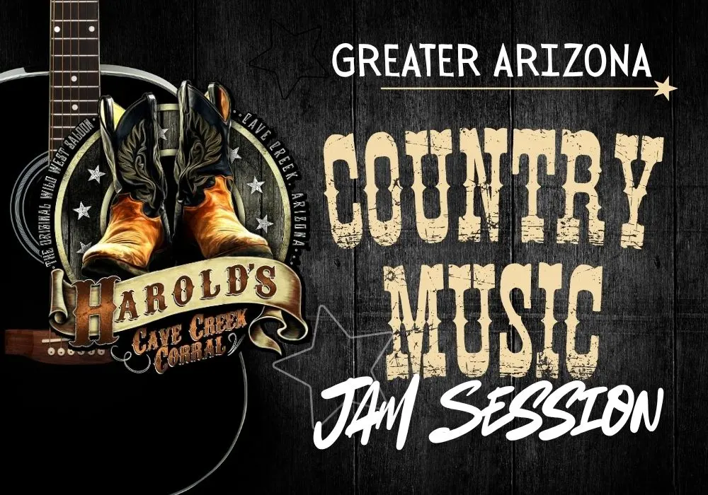 country music jam session at harold's corral in cave creek