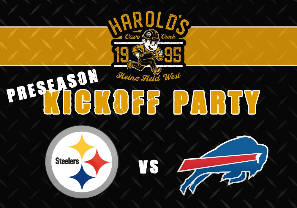 steelers preseason game at harold's corral in cave creek
