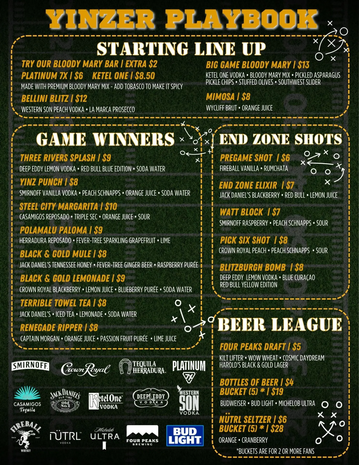 Game Day 2025 Harold's game day specials for Steelers games