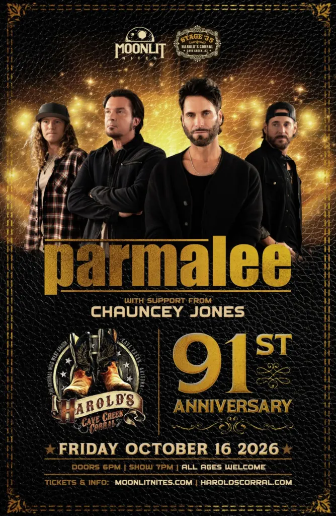 parmalee at harold's corral in cave creek az