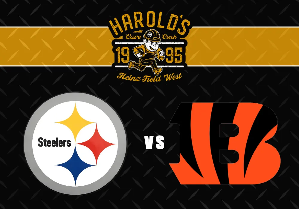 Bengals vs steelers at harold's corral in cave creek