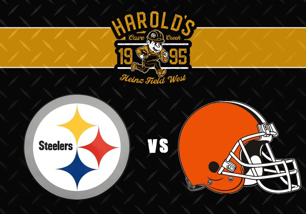 steelers vs browns at harold's corral in cave creek