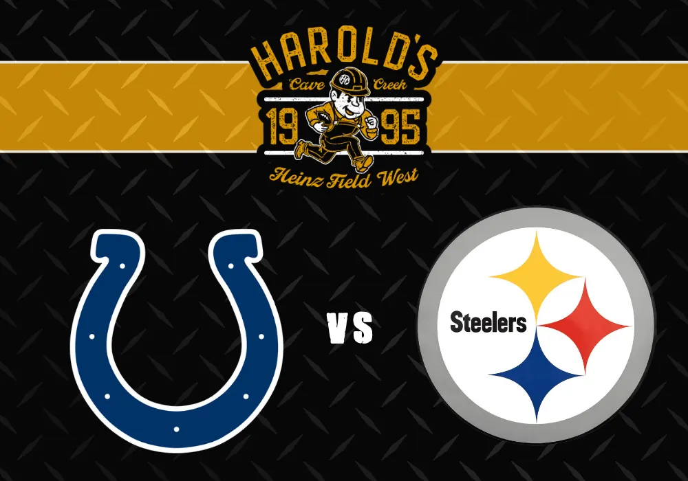 Colts vs steelers at harold's corral in cave creek