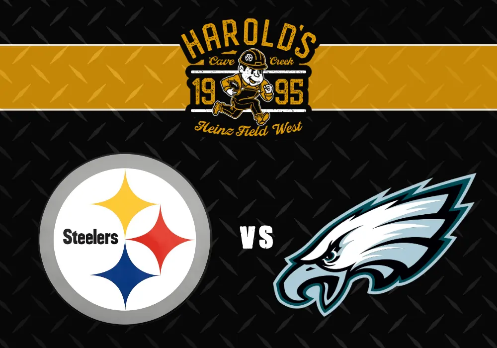 steelers vs eagles watch at harold's corral in cave creek