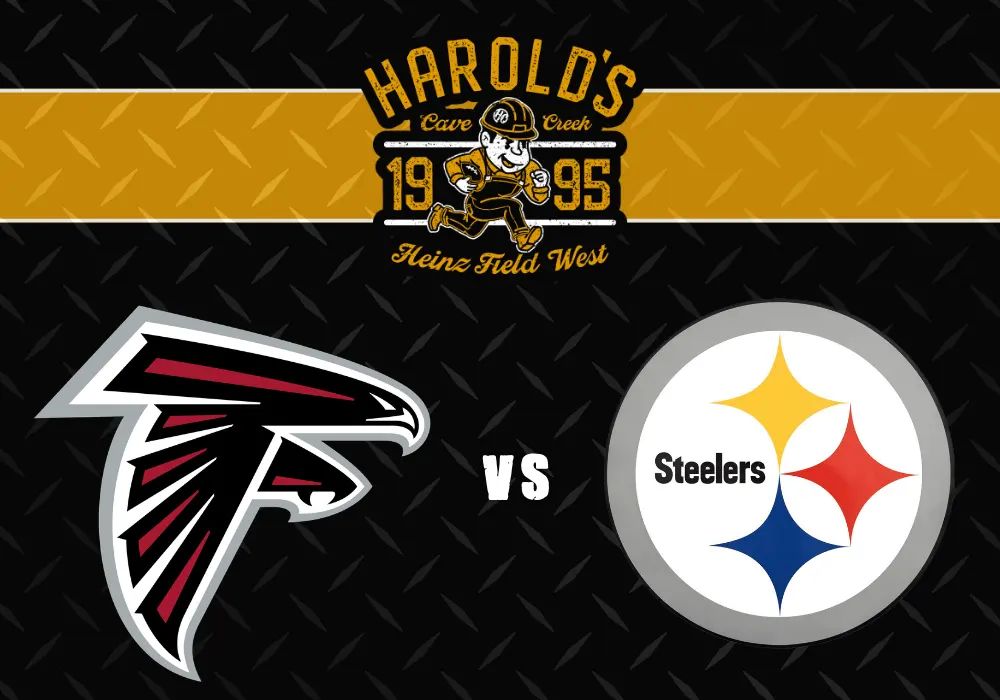 Steelers vs Falcons at harold's corral in cave creek