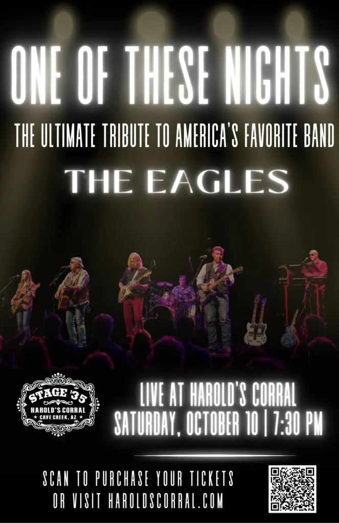 one of these nights tribute to the eagles live at harold's corral in cave creek