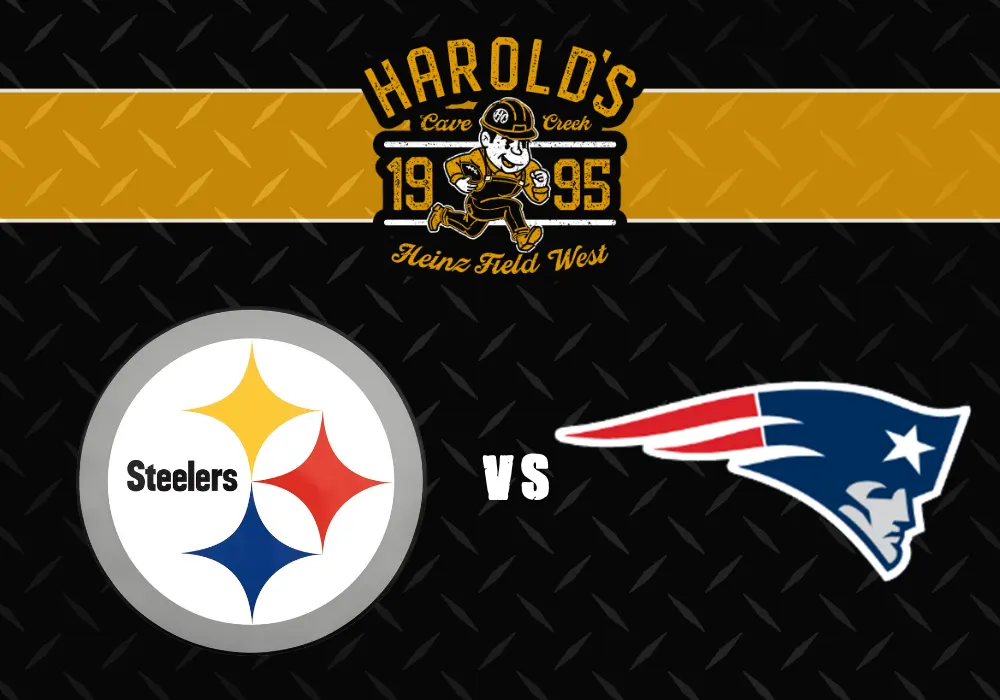 steelers vs patriots at harold's corral in cave creek