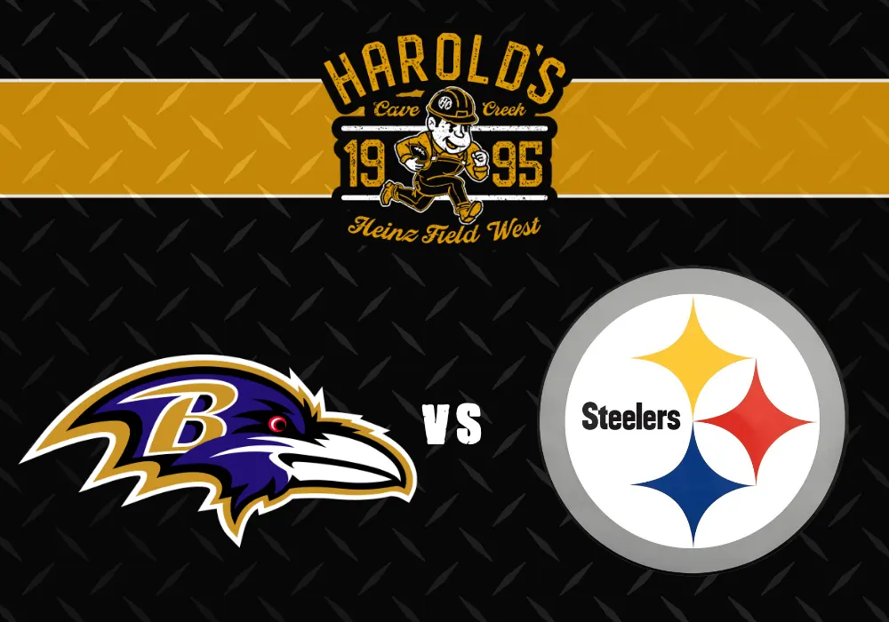ravens vs steelers at harold's corral in cave creek
