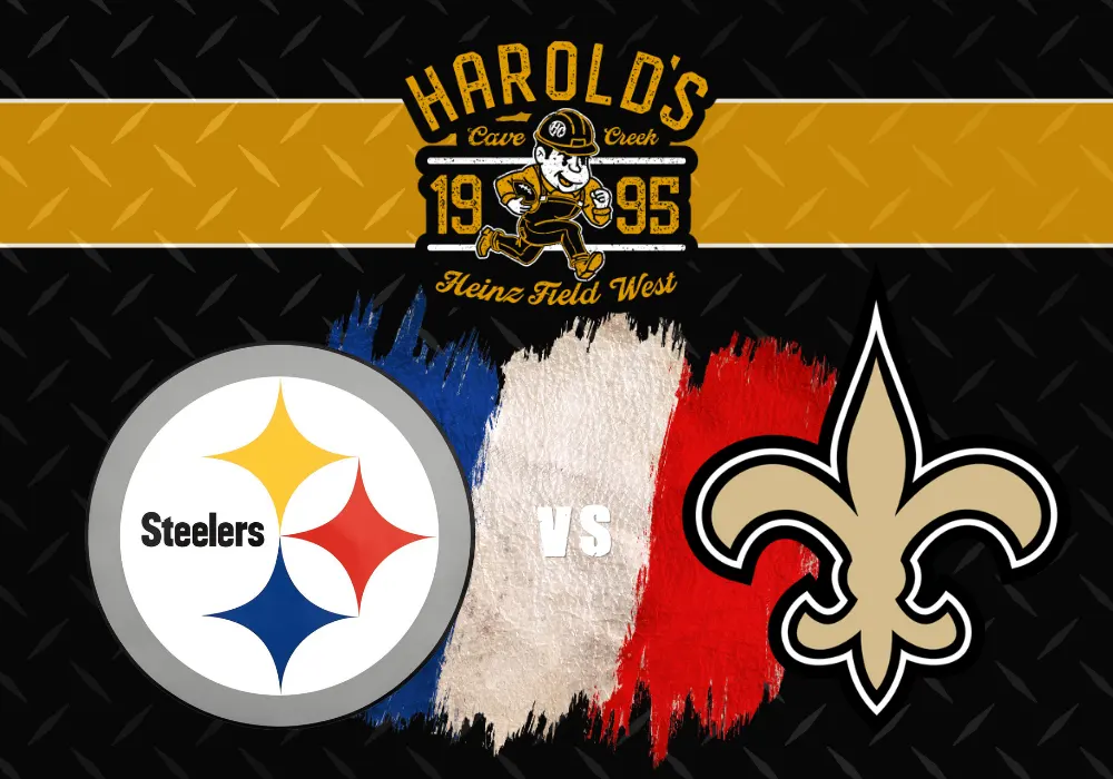 steelers vs saints in paris watch at harold's corral in cave creek