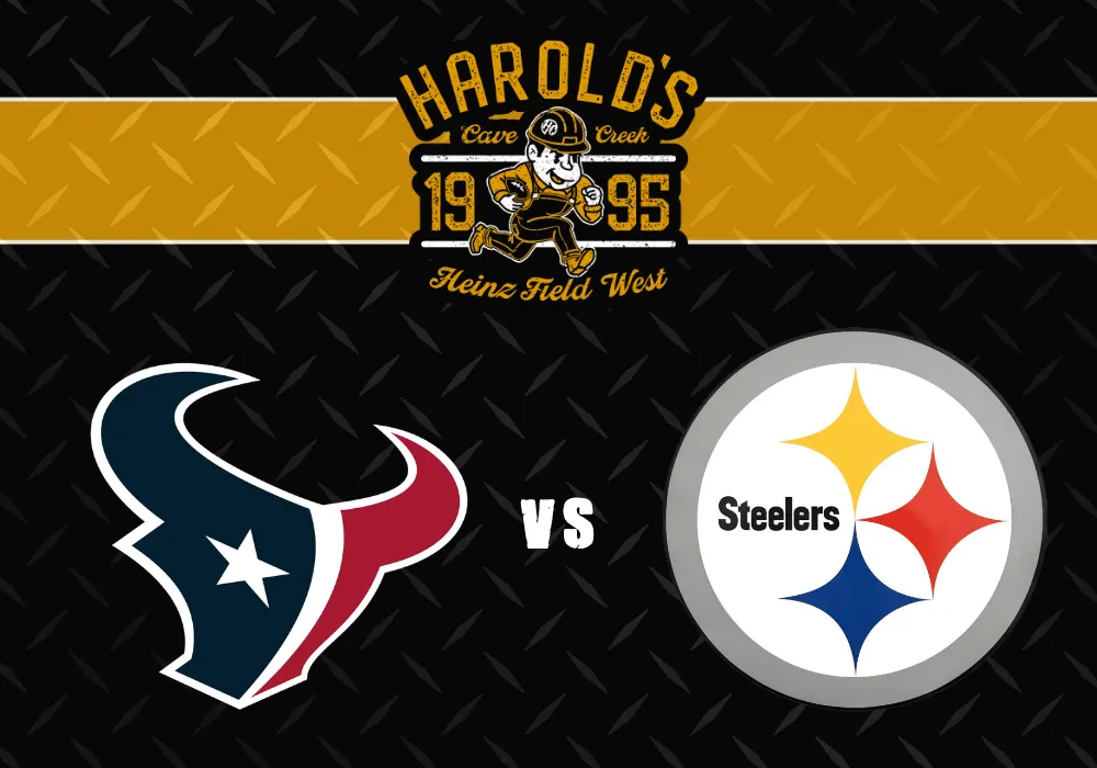 Texans at steelers watch at harold's corral in cave creek