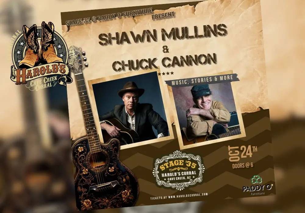 shawn mullins and chuck cannon live at Stage '35 harold's corral in cave creek