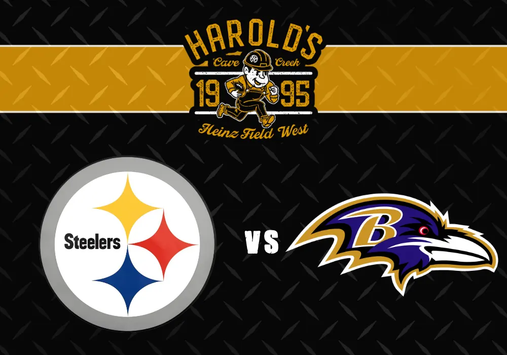 steelers vs ravens at harold's corral in cave creek