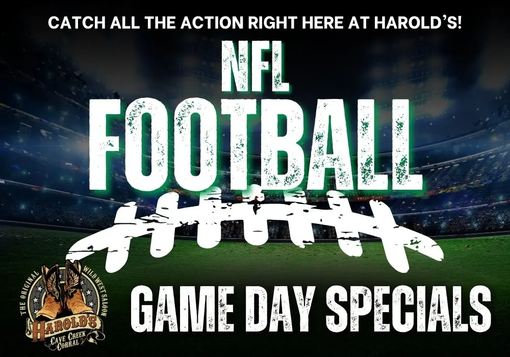 nfl game day specials a harold's corral in cave creek