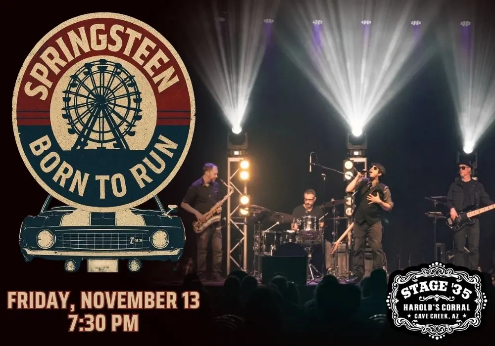 Born to run springsteen at harold's corral in cave creek