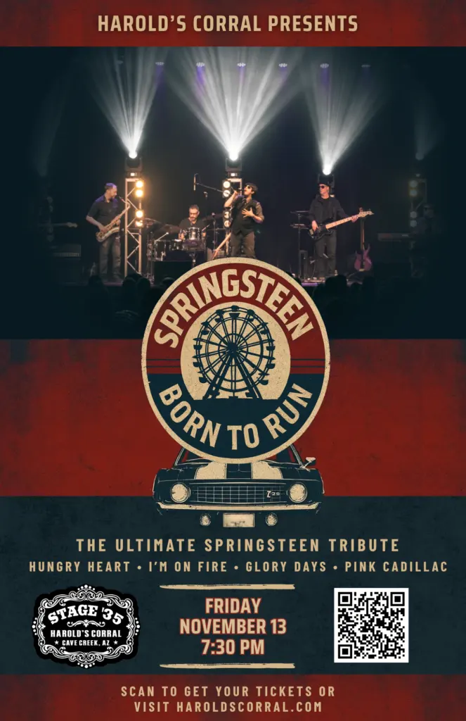 Springsteen tribute at harold's corral in cave creek